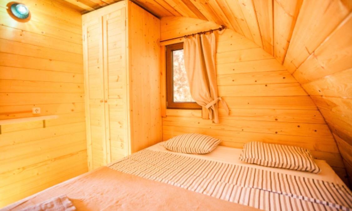 Eco-Wooden Houses Camping Montana Roja El Médano Dış mekan fotoğraf