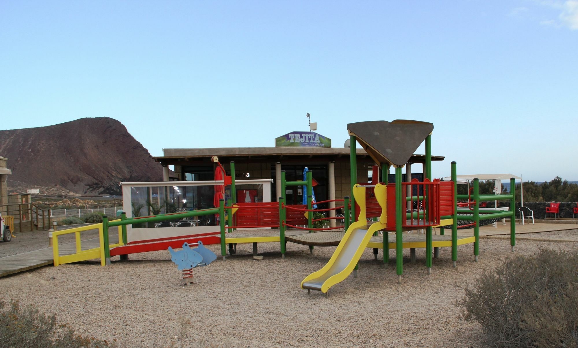 Eco-Wooden Houses Camping Montana Roja El Médano Dış mekan fotoğraf