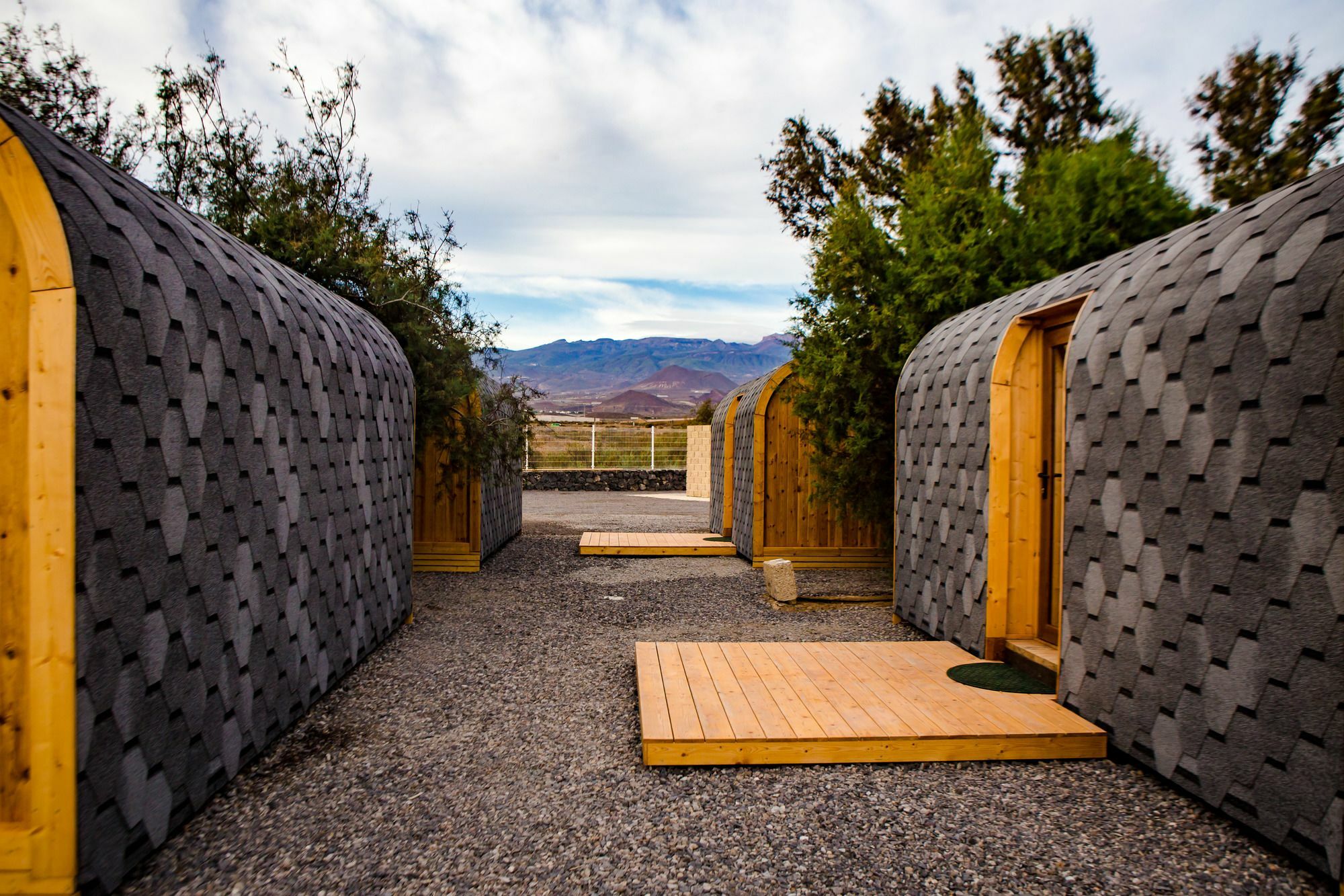 Eco-Wooden Houses Camping Montana Roja El Médano Dış mekan fotoğraf