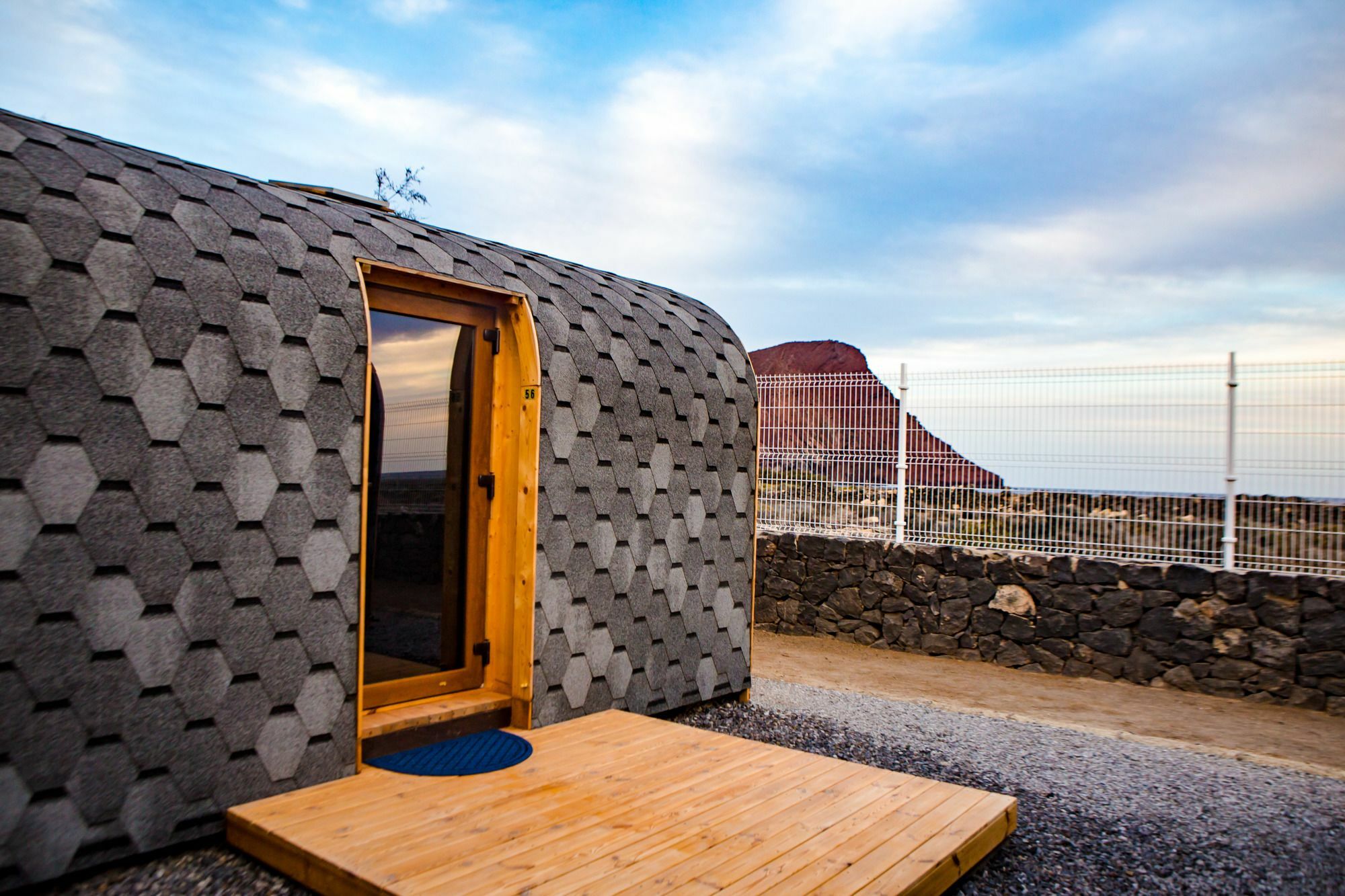 Eco-Wooden Houses Camping Montana Roja El Médano Dış mekan fotoğraf